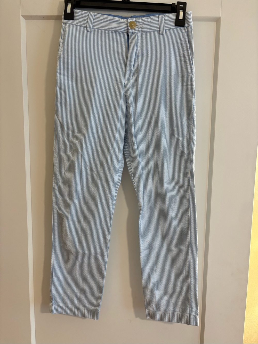 Vineyard Vines Light Blue and White Striped Pants